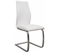 Irma Dining Chair - Set of 2 - White Faux Leather