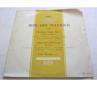 Irmgard Seefried - Irmgard Seefried Sings 10"LP Deutsch Grammophon DG16077 EX/VG 1950s 10 inch LP