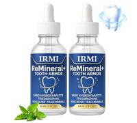 Irmi Remineral Tooth Armor, Irmi Advanced Tooth Armor ReMineral+, Nano Hydroxyapatite Complex,Enamel Strengthening, Cavity Healing Tooth Armor (2 Bottles)
