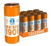 IRN-BRU 1901, 12 Pack A Very Special Vintage Recipe, No Caffeine, Full Sugar, Taste The First Ever IRN-BRU Recipe - 12 x 330ml Cans