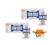 IRN-BRU 330ml Cans Pack of 24 | Original, Sugar Free & Diet Options | Sparkling Soft Drink Multipack | Select Your Favourite Flavour (Irn- Bru Diet 24 x 330ml)