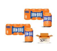 IRN-BRU 330ml Cans Pack of 24 | Original, Sugar Free & Diet Options | Sparkling Soft Drink Multipack | Select Your Favourite Flavour (Irn- Bru Original 24 x 330ml)