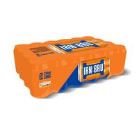 IRN-BRU Regular, 24 Pack Iconic Flavoured Fizzy Drinks Multipack Cans - 24 x 330ml Cans