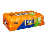 IRN-BRU Regular 24 x 330ml Cans - Original Full-Sugar Scottish Fizzy Drink with Bold, Unmistakable Flavor
