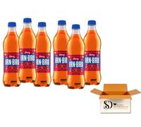 IRN-BRU Sparkling Zero Cherry Flavour Soda Zero Cherry - 6 x 500ml Bottle Multipack - Sugar Free Sparkling Fruit Flavour Soda - Limited Edition No Sugar Soft Drink