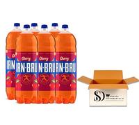 IRN-BRU Sparkling Zero Cherry Soda - 6 x 2L Bulk Case - Refreshing Wild Cherry Flavour - Zero Sugar & Zero Calorie - Large Family Sized Bottles