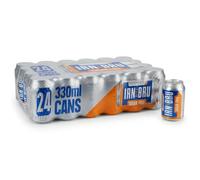Irn Bru Sugar 24 x 330ml Free Cans Beverage Multipack Soft Drinks | Individual servings for home and office refreshment, parties and event sharing
