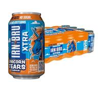 IRN-BRU XTRA Unicorn Tears Limited Edition Flavour, 24 Pack No Sugar & Zero Calorie Fizzy Drinks Multipack Cans with XTRA Taste - 24 x 330ml Cans