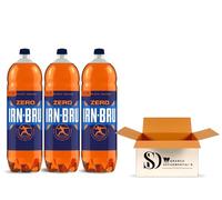 IRN-BRU Zero Sugar Sparkling Soft Drink - 3 x 2L Multipack - The Iconic No Sugar Scottish Soda - Maximum Taste, Zero Calories - Large Family Size Bottles