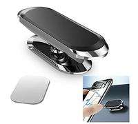 IRNAZCO |Upgraded Strong 6 Magnets| Magnet Car Phone Holder, 360 ° Rotatable Universal car Phone Mount Magnetic Mobile phone Mount Dashboard compatible all cell phones etc.|Pack-1 Silver|
