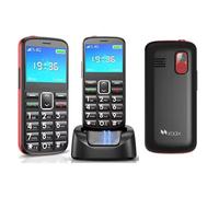 iroax 4G Big Button Mobile Phone for Elderly Senior Cellphone Easy to Use Basic Mobile Phone SIM Free Unlocked Senior Phone With SOS Emergency Call Button (Black)