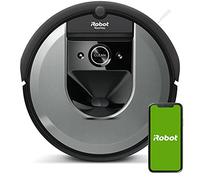 iRobot i7156 Roomba i7 Robot Vacuum Cleaner, Learns, maps, and adapts to Your Home, Ideal for Pets, with Rubber Brushes, Power-Lifting Suction-WiFi Connected and programmable via app, Plastic
