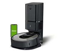 iRobot Roomba i7+ (i7556) Robot Vacuum Cleaner, Automatic Suction Station, Intelligent Room Recording, Schedule Cleaning, 2 Multi Bottom Brushes, WLAN Vacuum Cleaner, Robot, App Control