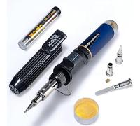 Iroda Solderpro 110K Cordless Butane Soldering Iron Kit, 4-in-1, 30-125W, Professional Self-Igniting, Portable, 25s Heat Up, 100 Min Run Time (Taiwan Direct)