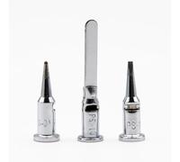 Iroda Solderpro 110K Spare Soldering Tips Set For Butane Soldering Iron Includes Conical Tip, Chisel Tip, Hot Knife Tip