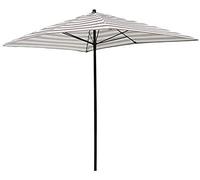 IROEJT Garden Parasols Patio Canopy Parasol 1.5M Garden, Rectangular Beach Courtyard Metal Rod 6 Umbrella Bones Outdoor Parasols