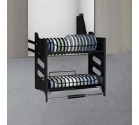 IROEJT Kitchen Cabinet Pull Down Shelf for Space-Saving,Heavy-Duty Dishes Rack Organizer,Lifting Basket,Metal Drop Down Shelf Blind Pull-Down,22.1,26