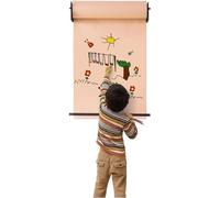 IROEJT Kraft Paper Roll Holder & Dispenser 12/24/36 Inches Kraft Paper Dispenser Holder, For DIY Drawing Wall Mounted/Note Taking Wall Mount Note Paper Roll Cutter，One Color 90cm/36inch wide