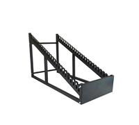 IROEJT Sample 24 Tier Metal Ceramic Tile Display Rack Floor-Standing Building Material Black Display Stand Floor Porcelain Tile Display Shelf for Exhibition Halls Stor,55x94x42c，55x94x42cm