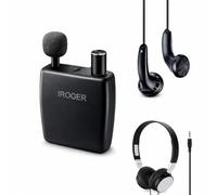 IROGER Hearing Amplifier for Seniors, Personal Sound Amplifier, Smart Auto-Gain, Directional Microphone, Rechargeable Battery, Headphones & Earbuds Included