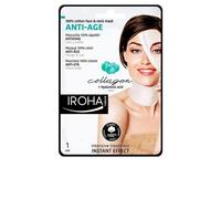 Iroha Nature Anti Age Cotton Face & Neck Mask Collagen