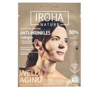 IROHA Nature Anti-Wrinkles Collagen Face & Neck Sheet Mask 1 pcs