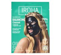 IROHA Nature Balancing Charcoal Face Sheet Mask 1 pcs