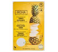 IROHA Nature Exfoliating Toner Pads AHA + PHA + Pinapple Enzymes 10 pcs