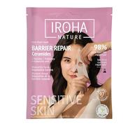 IROHA NATURE Face Mask for Barrier Repair | Intensive Moisturising and Protection | With Ceramides, Peptides and Probiotics | Face Mask for Sensitive Skin