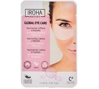 Iroha Nature - Anti-Ageing Eye Patches | With Niacinamide, Caffeine and Peptides | Reduction of Wrinkles, Bags and Eye Circles | Hydration with Hyaluronic Acid | 100% Biodegradable