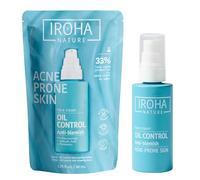 Iroha Nature - Oil Control Cream with Salicylic Acid, Zinc PCA and Niacinamide | Acne Trend Face Cream | Reduces Pimples and Moisture | 94% Natural Ingredients