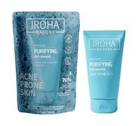 Iroha Nature - Purifying Anti-Blemish Cleanser | Salicylic Acid and Probiotics | Deep Cleanses and Reduces Pimples and Blackheads | Facial Cleansing Gel Skin with Acneic Tendency