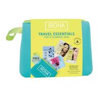 Iroha Nature - Travel Kit | Moisturizing Face Mask, Eye Patch, Anti Fatigue Mask, Face Mask, Aftersun Mask, All Skin Types