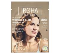 IROHA Nature Wrinkle Filler Hyaluronic Face & Neck Sheet Mask 1 pcs