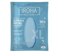 IROHA NATURE - XL Grain Plasters 5 Units | Anti-Acne with Salicylic Acid, Tea Tree and Centella Asiatica | Anti-Imperfection Face Patches | Pimple Treatment for Face and Body | For Acne