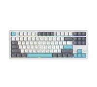 IROK FE87 V2 Wired Mchanical Keyboard, Dual 8KHZ Polling Rate, Support SODC/Latency As 0.125MS/ARGB，Hot Swappable, Gasket Sturcture Gaming Keyboard (White/Green Phoenix Switch)