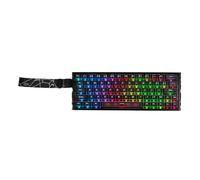 IROK MG63 64 Keys Wired Magnetic Switch Keyboard, 512KHZ All Keys Scan Rate, PCB Nano-Coating Waterproof, ARGB Light and Shadow Coexist 8KHZ/CNC Carved Aluminum Gaming Keyboard (Black)
