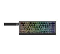 IROK ND68PRO 68 Keys Wired Magnetic Switch Keyboard, 0.001MM RT Accuracy, 8KHZ Polling Rate/Latency As 0.125MS/256KHZ Single Key Scan Rate/ARGB，Hot Swappable,Gasket Structure Gaming Keyboard(Black)