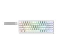 IROK ND68PRO 68 Keys Wired Magnetic Switch Keyboard, 0.001MM RT Accuracy, 8KHZ Polling Rate/Latency As 0.125MS/256KHZ Single Key Scan Rate/ARGB，Hot Swappable,Gasket Structure Gaming Keyboard(White)