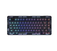 IROK OP75 75% Hot Swappable Mechanical Keyboard, Gesture-Controlled RGB Lighting, Magnetic Levitation Structure Design, Gaming Keyboard, Wireless Bluetooth/2.4G/Wired -Black