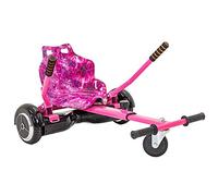iRollers HoverKart Galaxy Pink Kart Attachment Fits All Hoverboards Swegways 6.5, 8, 10 Adjustable Hoverboard seat go Kart for Hoverboard Compatible Sleek Cool UK Seller Limited Edition