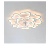 Iron Acrylic Lotus/Antler Shaped LED Fan Light ,Lighting Ceiling Fan,fan With Light,chandelier Fan,ceiling Fan Lighting(88CM)