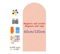 Iron Adhesive Wall Decal Erasable Chalkboard 40x18in or 48x24in for Children Drawing Doodling and Play Game Decorative Arched Wall Sticker