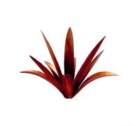 Iron Agave Plant Decor 56x48.5cm Rust Resistant(Red with an H pole)