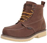 Iron Age Solidifier Mens 6 Inch Waterproof Composite Toe Cap Casual Work Safety Shoes Brown, brown, 8 UK