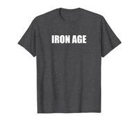 Iron Age T-Shirt, Men, Dark Heather Grey, 4XL