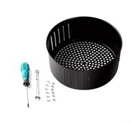 Iron Air Fryer Basket 3.5L Large Capacity Cooking(2.6L)