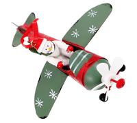 Iron Airplane Christmas Hanging Ornament for Tree Decoration