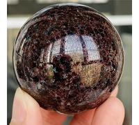 Iron Alumina Garnet Wine red Crystal Ball Ornaments (Size : 250-300g)