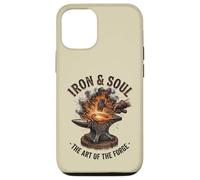 Iron And Soul Blacksmith Forge Anvil Hammer Artwork Case for iPhone 12/12 Pro